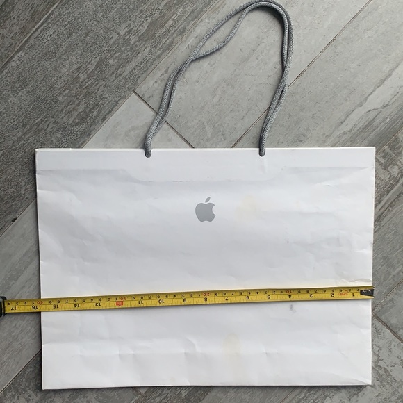 Apple Official Big & Small Paper Bag White Gray Set - Picture 3 of 8